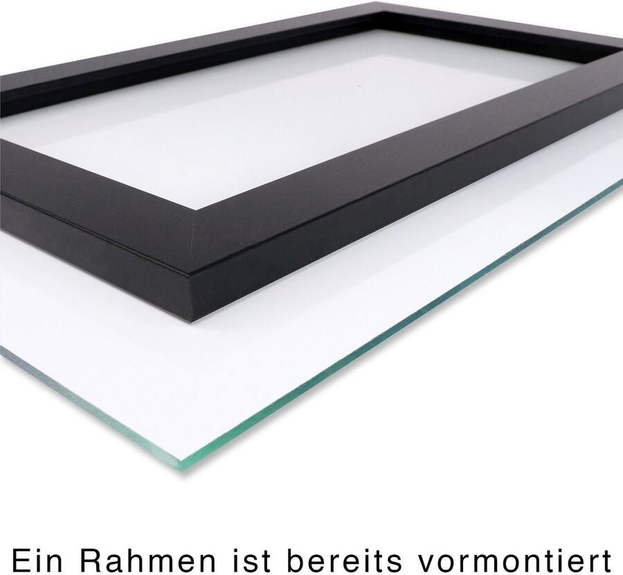 Leonique Artprint op acrylglas Gezicht met de hand ingewerkte bladgoud applicaties