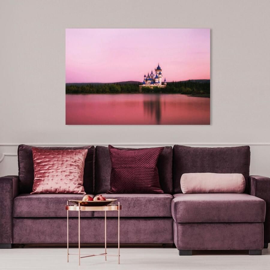 Queence Artprint op acrylglas Slot Fine Art-print in galeriekwaliteit - Foto 2