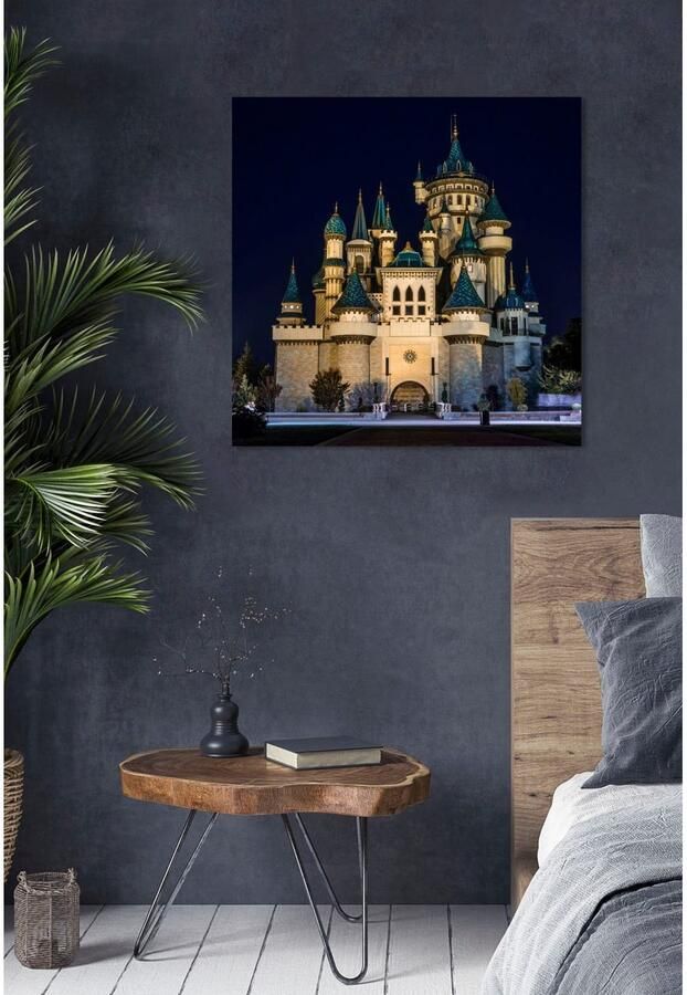 Queence Artprint op acrylglas Slot Fine Art-print in galeriekwaliteit - Foto 3