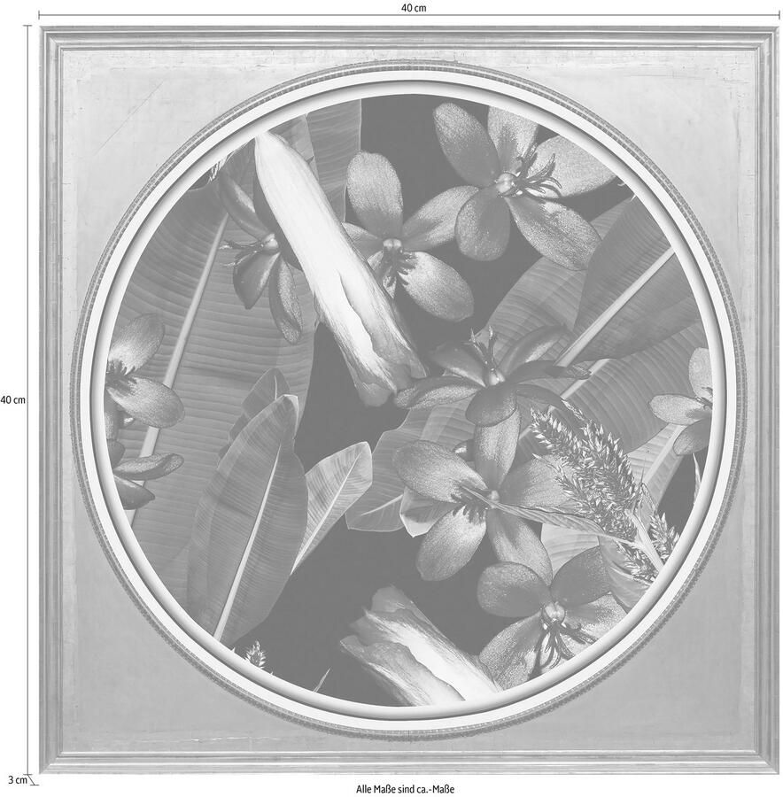 Queence Artprint op acrylglas Tropische bloemen Fine Art-print in galeriekwaliteit - Foto 2