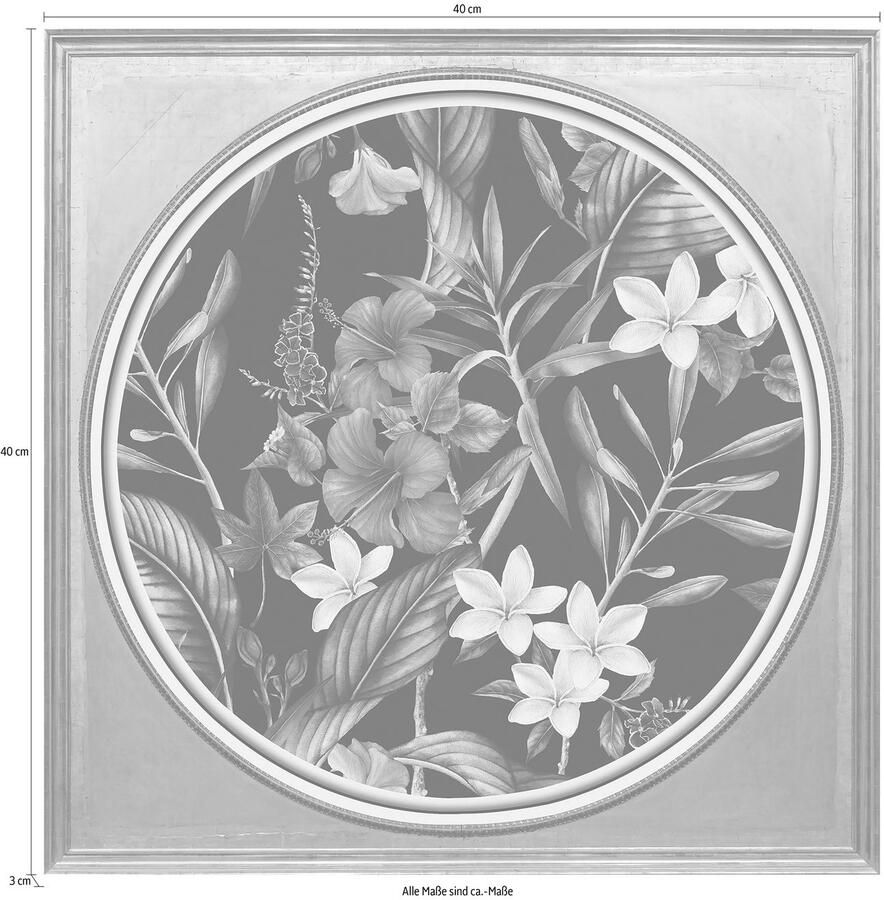 Queence Artprint op acrylglas Tropische planten II Fine Art-print in galeriekwaliteit - Foto 2