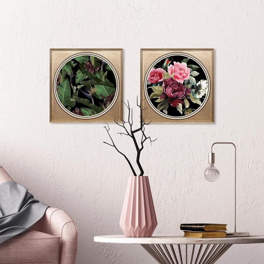 Queence Artprint op acrylglas Tropische planten II Fine Art-print in galeriekwaliteit - Foto 2