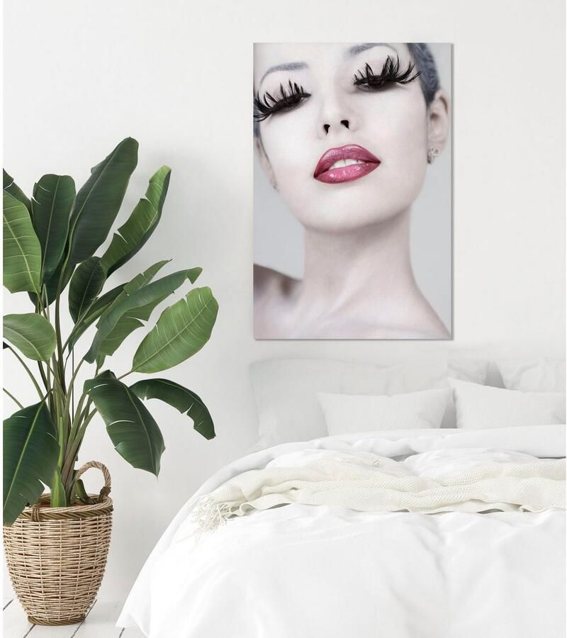 Queence Artprint op acrylglas Vrouw Fine Art-print in galeriekwaliteit - Foto 2