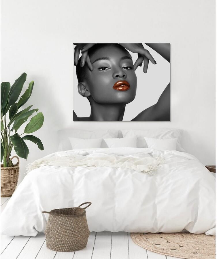 Queence Artprint op acrylglas Vrouw Fine Art-print in galeriekwaliteit - Foto 2