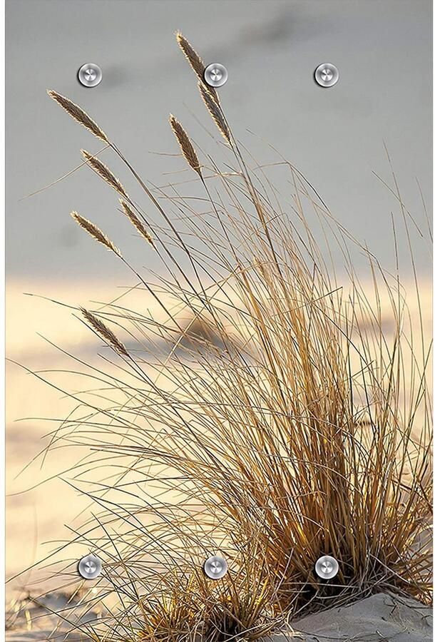 Queence Kapstok Sylt Wandkapstok strand grassen duin ruimtebesparend - Foto 8