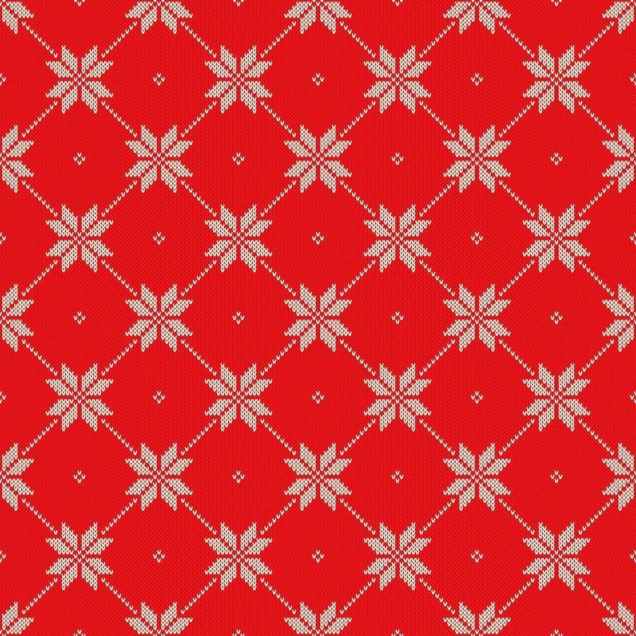 Queence Sierkussen CINDY Kussenhoes kerstpatroon rood wit stoflook feestelijk winterachtig (1 stuk) - Foto 2