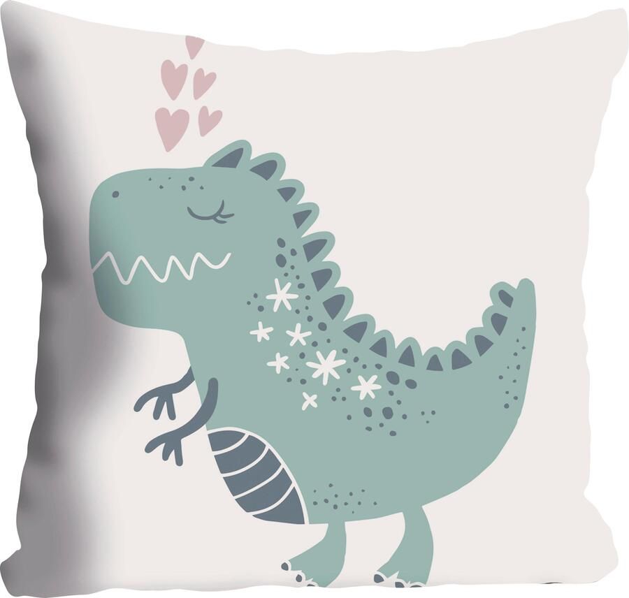 Queence Sierkussen Draak Kussenovertrek zonder vulling(1 stuk) - Foto 4