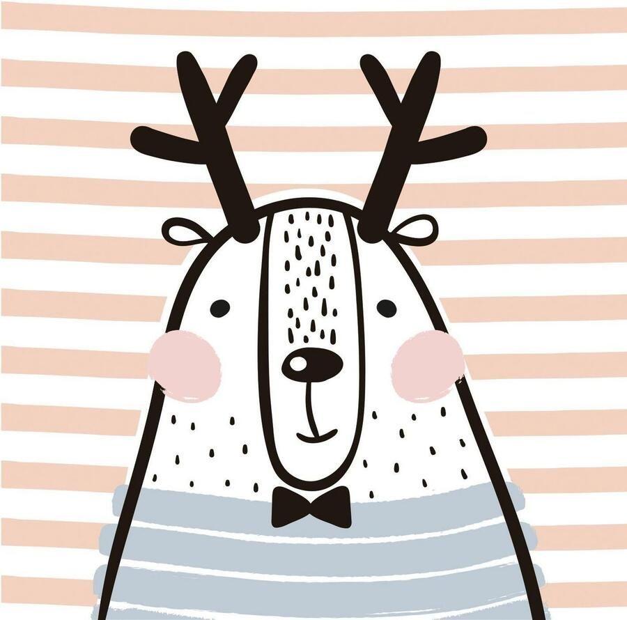 Queence Sierkussen Edelhert Kussenovertrek zonder vulling(1 stuk) - Foto 2