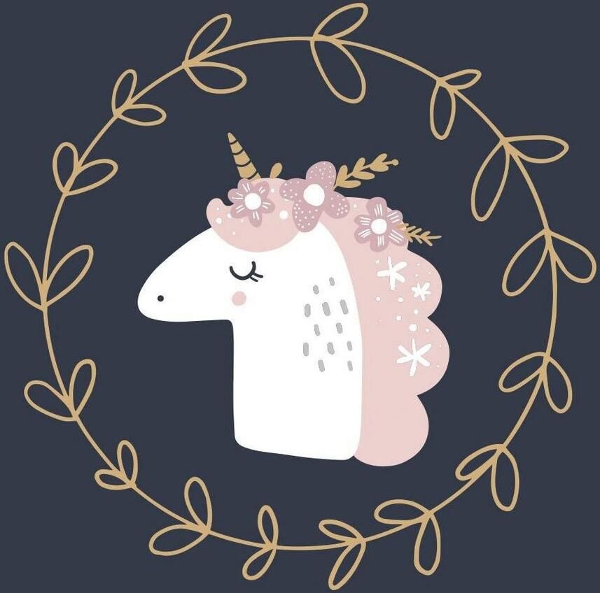 Queence Sierkussen Eenhoorn Kussenovertrek zonder vulling(1 stuk) - Foto 3