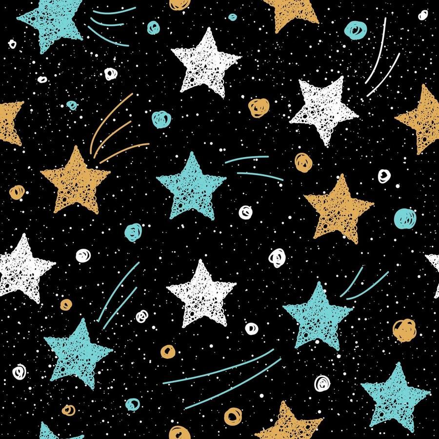 Queence Sierkussen Galaxy Kussenhoes galaxie sterren kleurrijke sterren universum nacht kleurrijk (1 stuk) - Foto 2