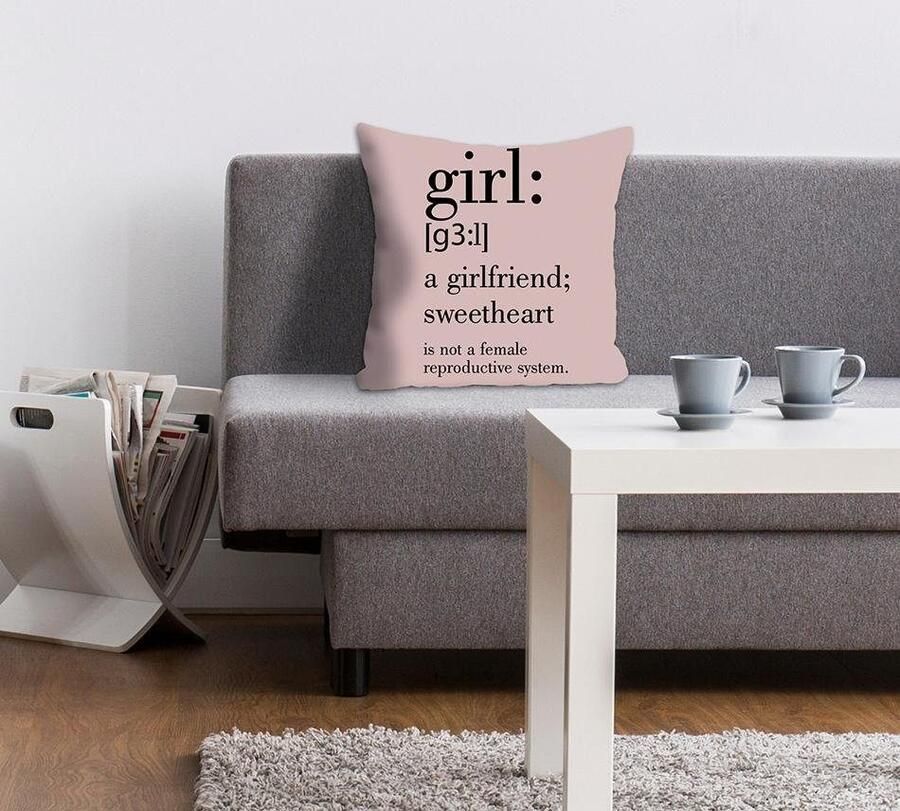 Queence Sierkussen Girl Kussenovertrek zonder vulling(1 stuk) - Foto 4