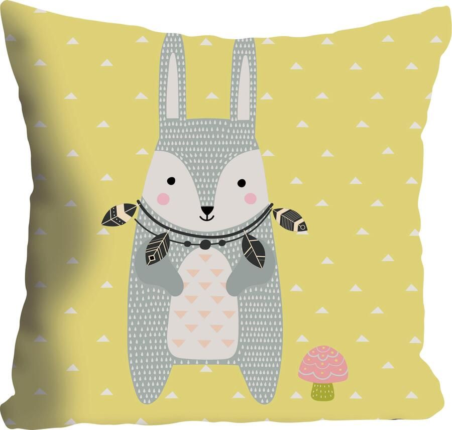 Queence Sierkussen Haas Kussenovertrek zonder vulling(1 stuk) - Foto 4