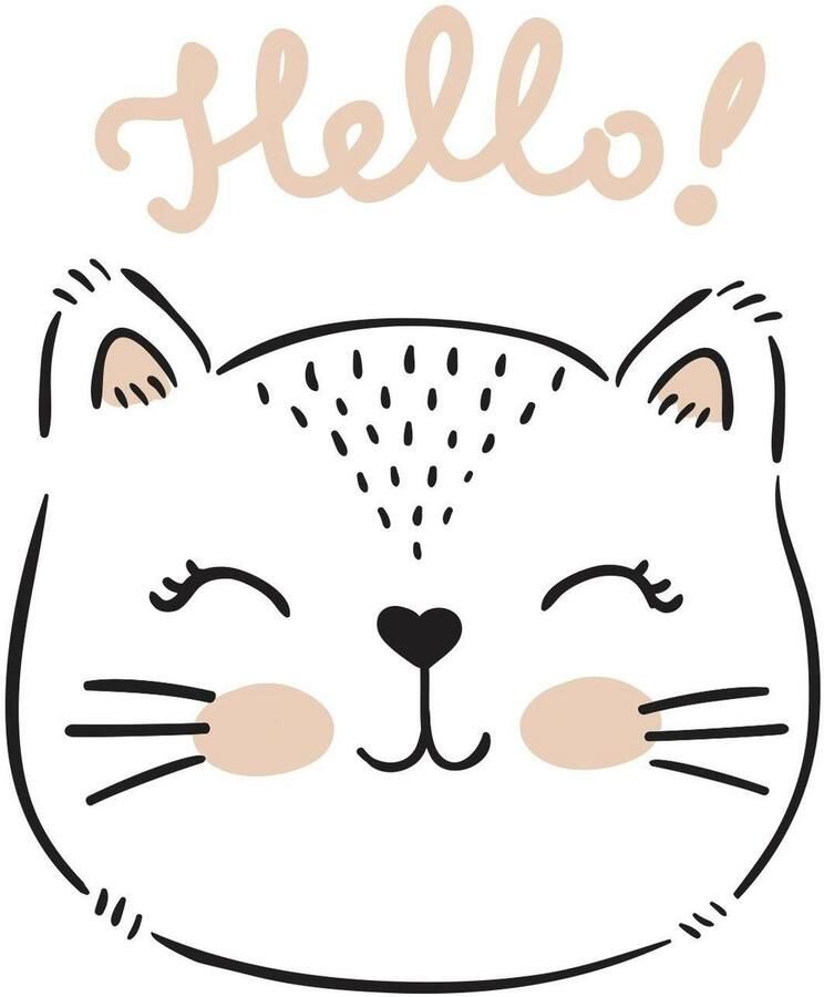 Queence Sierkussen Hello Kussenovertrek zonder vulling(1 stuk) - Foto 3