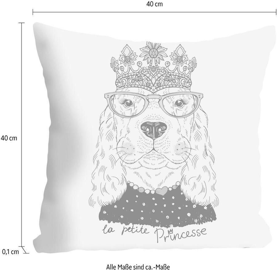 Queence Sierkussen Hond Kussenovertrek zonder vulling(1 stuk) - Foto 2