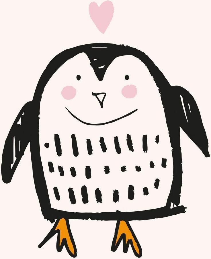 Queence Sierkussen Pinguin Kussenovertrek zonder vulling(1 stuk) - Foto 3