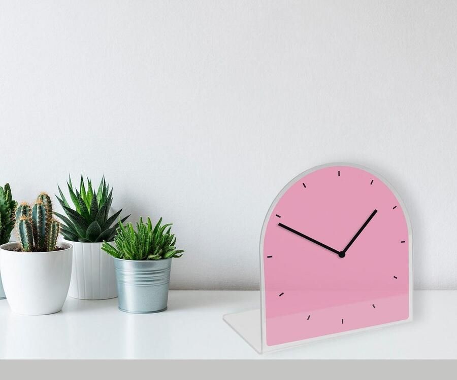 Queence Tafelklok Helene Tafel klok modern geruisloos (1 stuk) - Foto 2