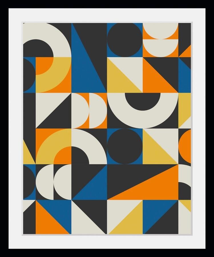 Queence Wanddecoratie Adrian HD premium posterdruk incl. houten lijst (1 stuk) - Foto 2