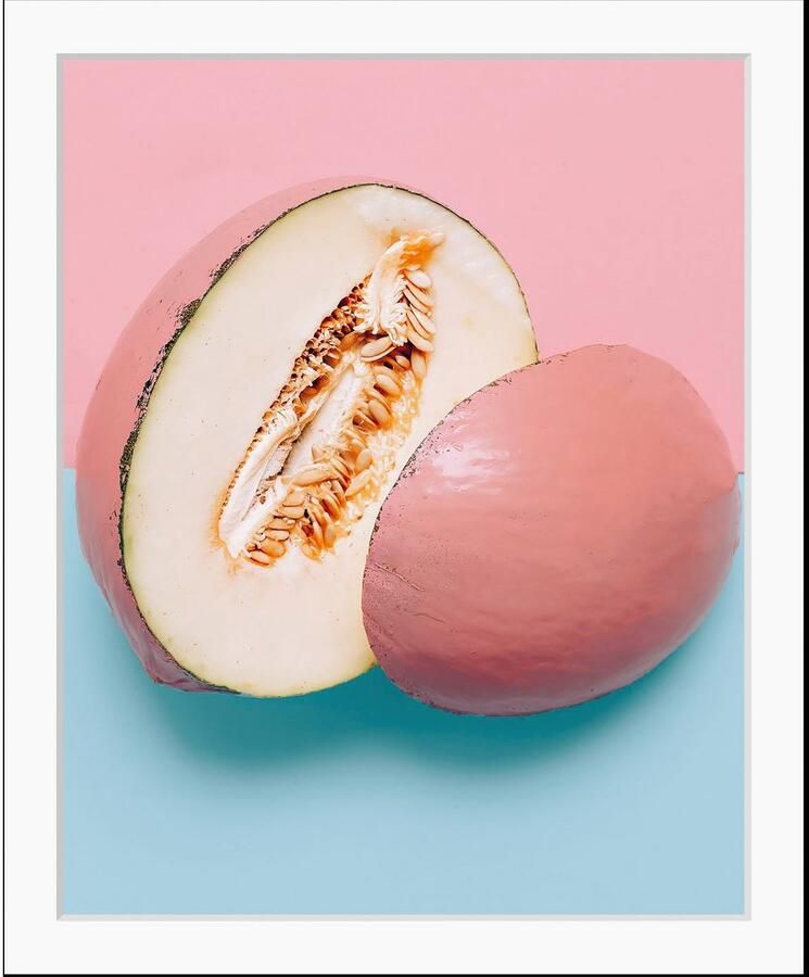 Queence Wanddecoratie Bennet HD premium posterdruk incl. houten lijst (1 stuk) - Foto 2