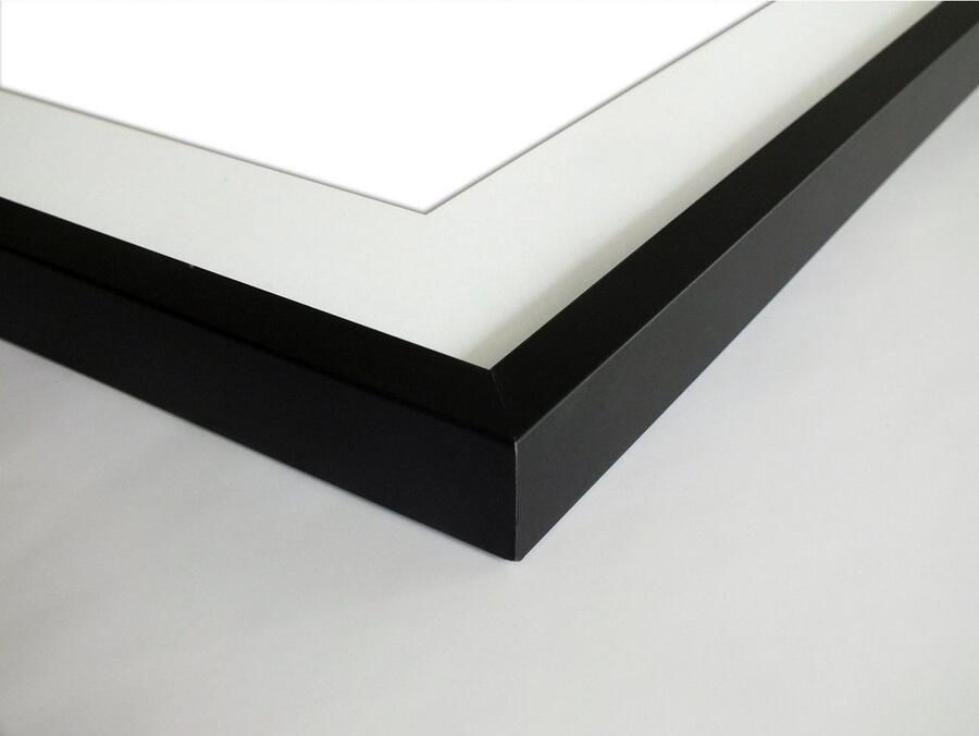 Queence Wanddecoratie Christopher HD premium posterdruk incl. houten lijst (1 stuk) - Foto 7