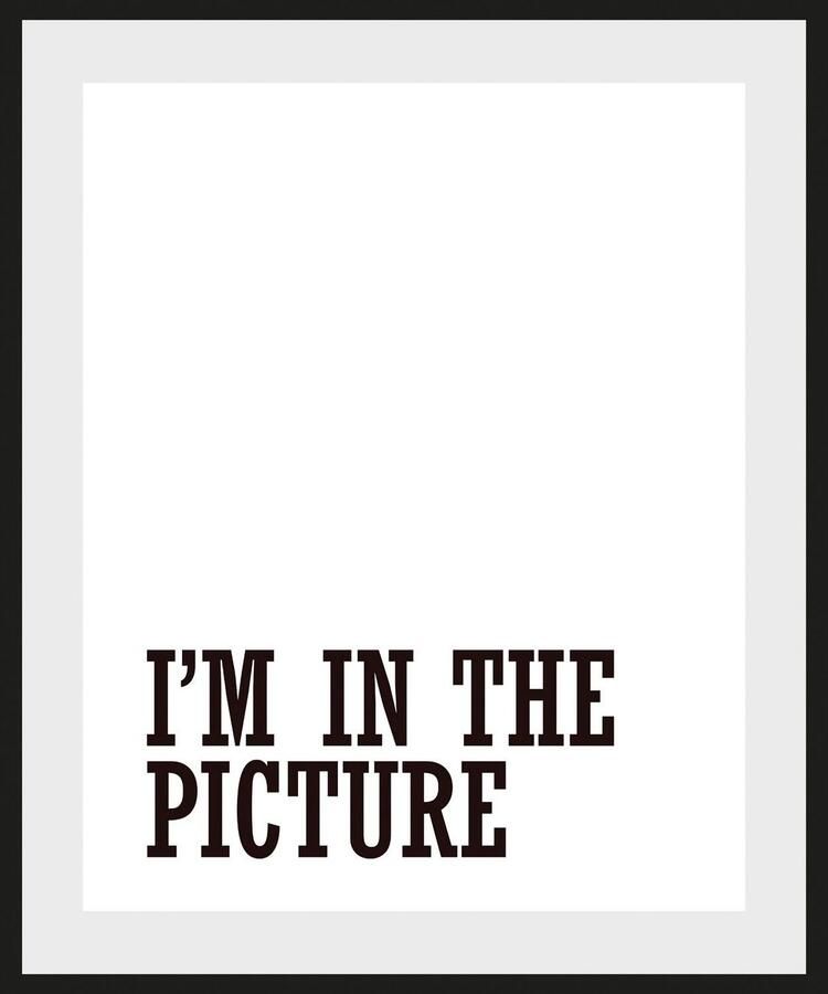Queence Wanddecoratie I'M IN THE PICTURE HD premium posterdruk incl. houten lijst (1 stuk) - Foto 2