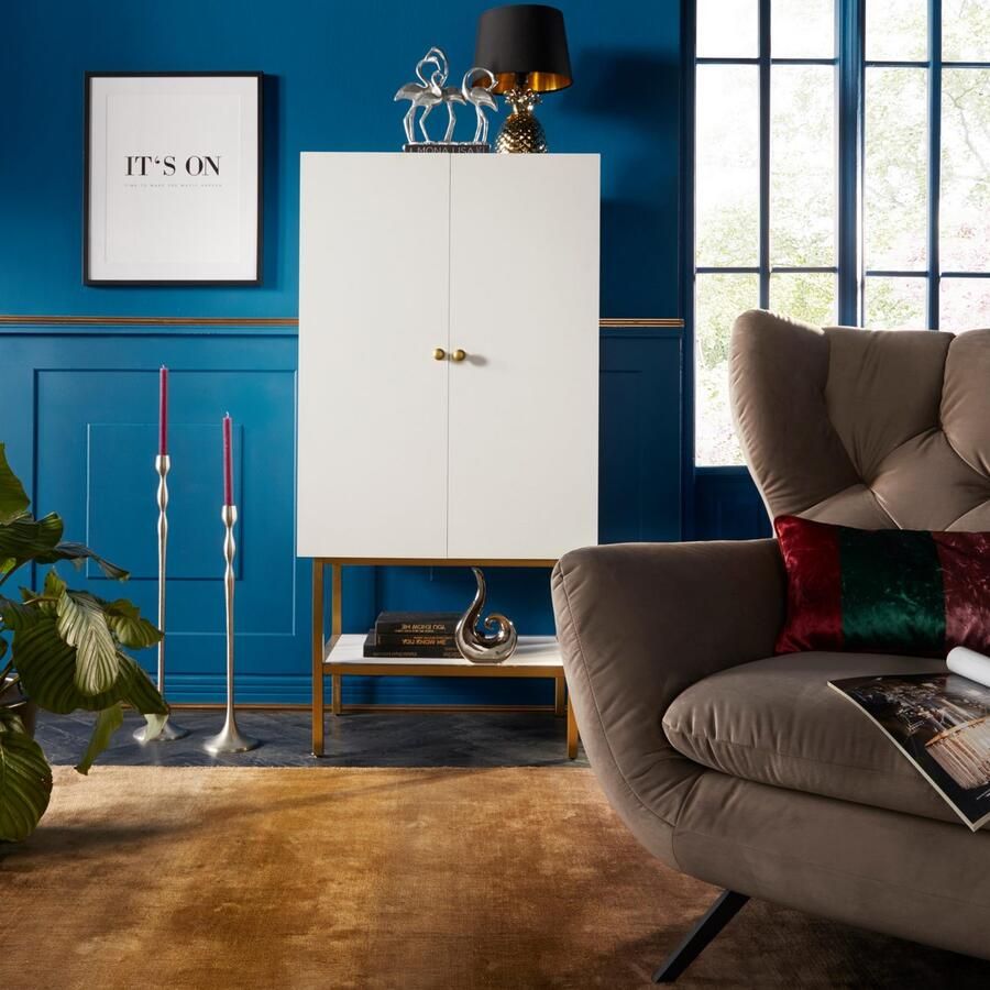 Queence Wanddecoratie It´s on HD premium posterdruk incl. houten lijst