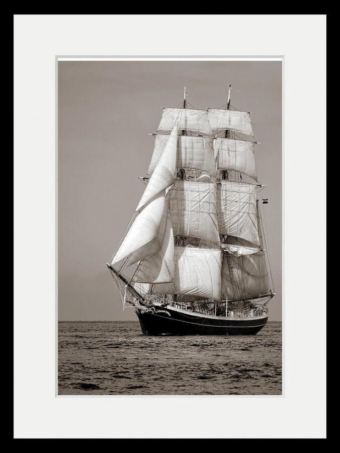 Queence Wanddecoratie JACK HD premium posterdruk incl. houten lijst (1 stuk) - Foto 4