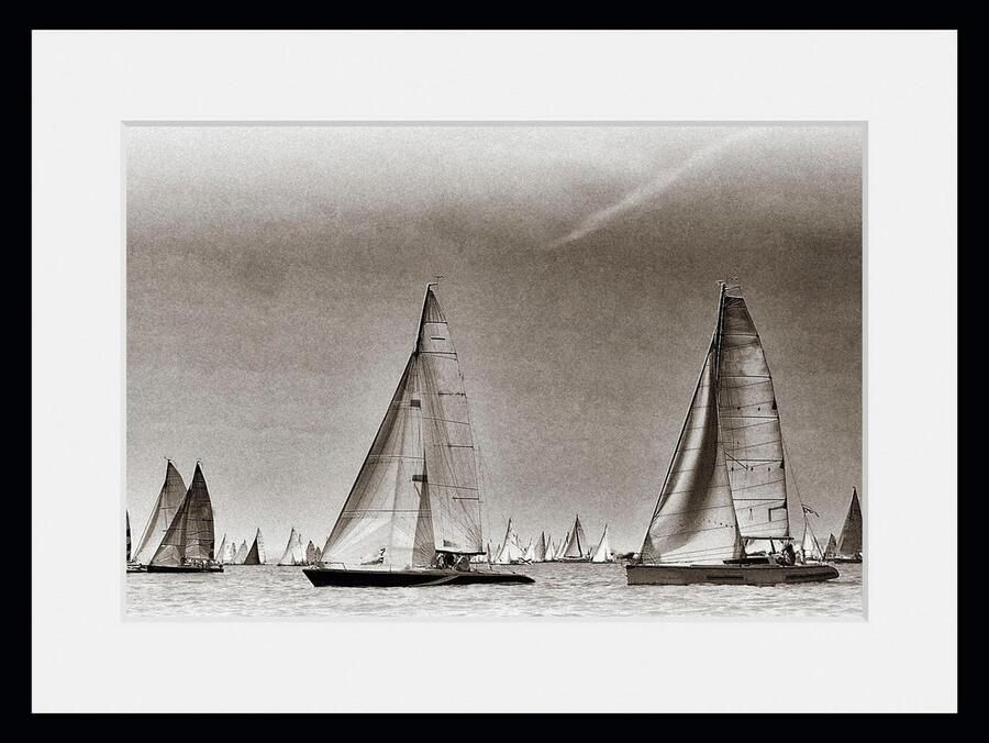 Queence Wanddecoratie Jonah HD premium posterdruk incl. houten lijst (1 stuk) - Foto 4