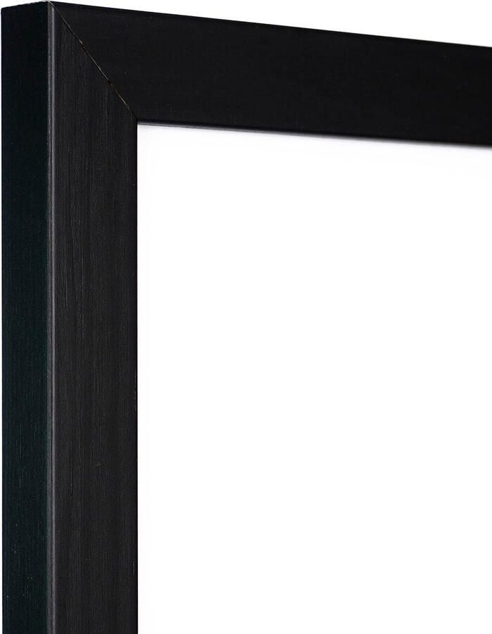 Queence Wanddecoratie Ananas HD premium posterdruk incl. houten lijst - Foto 4