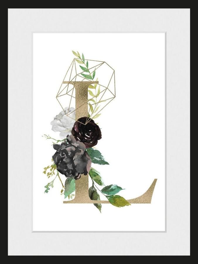 Queence Wanddecoratie L HD premium posterdruk incl. houten lijst (1 stuk) - Foto 4