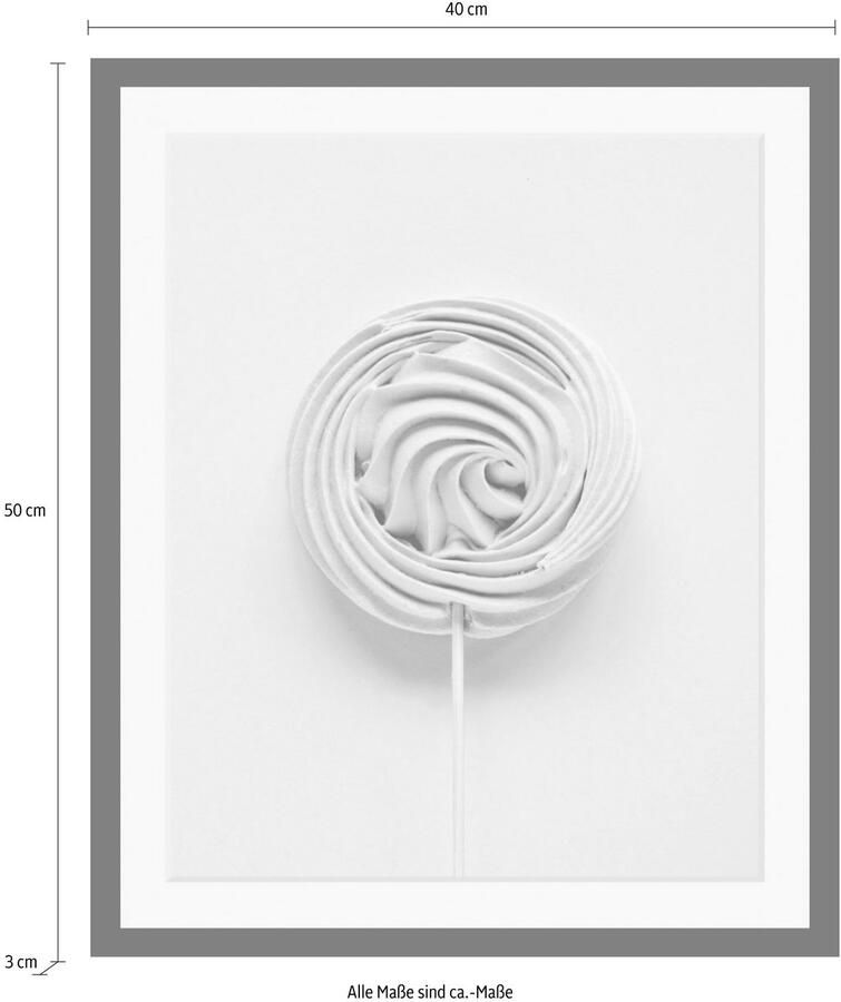 Queence Wanddecoratie Lolli HD premium posterdruk incl. houten lijst - Foto 2