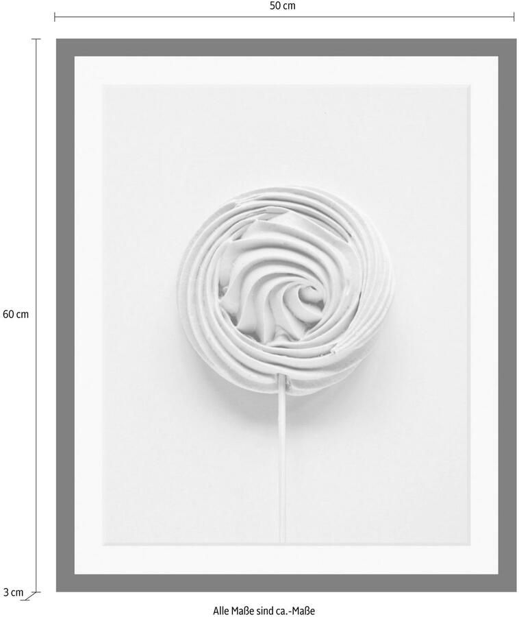 Queence Wanddecoratie Lolli HD premium posterdruk incl. houten lijst - Foto 2