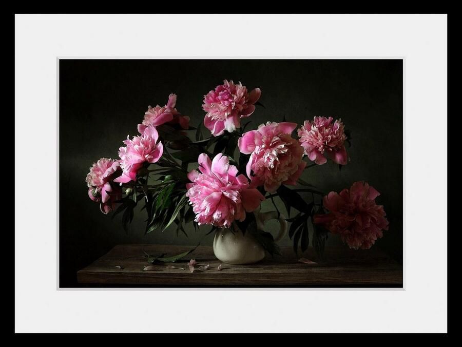 Queence Wanddecoratie Lucia HD premium posterdruk incl. houten lijst (1 stuk) - Foto 5