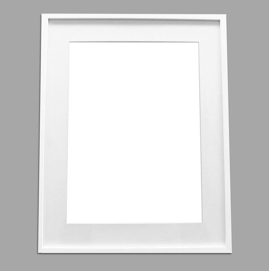 Queence Wanddecoratie Marcello HD premium posterdruk incl. houten lijst (1 stuk)