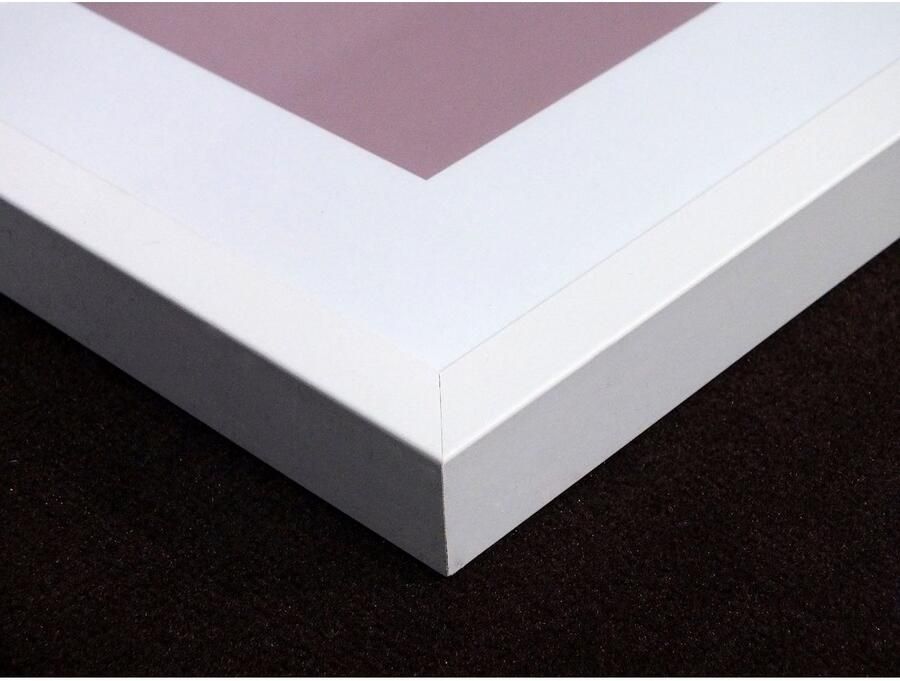 Queence Wanddecoratie Marcello HD premium posterdruk incl. houten lijst (1 stuk) - Foto 7