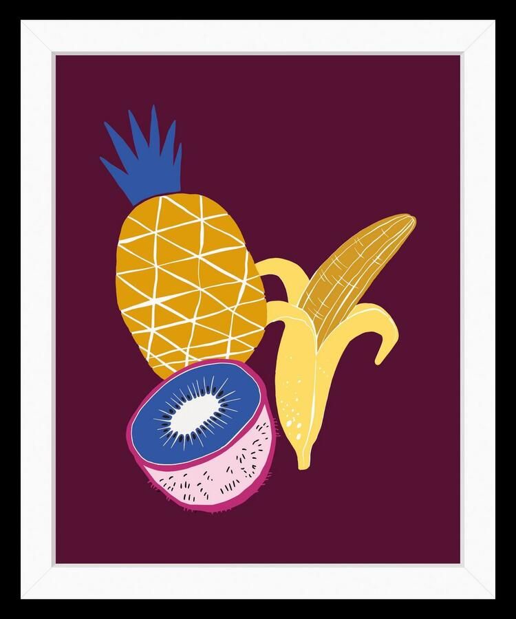 Queence Wanddecoratie Maya HD premium posterdruk incl. houten lijst (1 stuk) - Foto 2