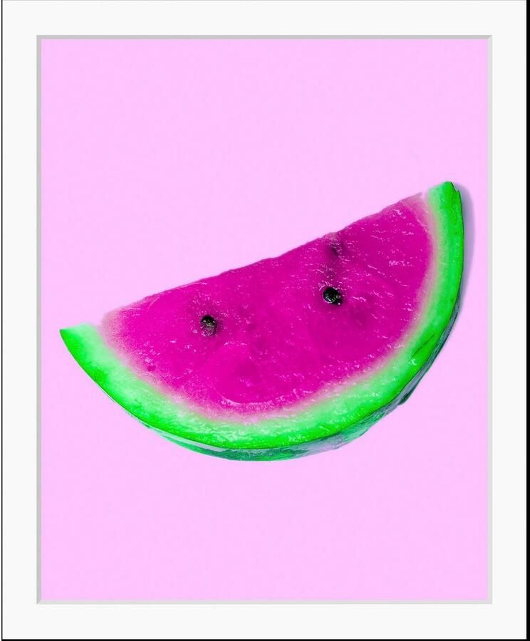 Queence Wanddecoratie Mika HD premium posterdruk incl. houten lijst (1 stuk) - Foto 2