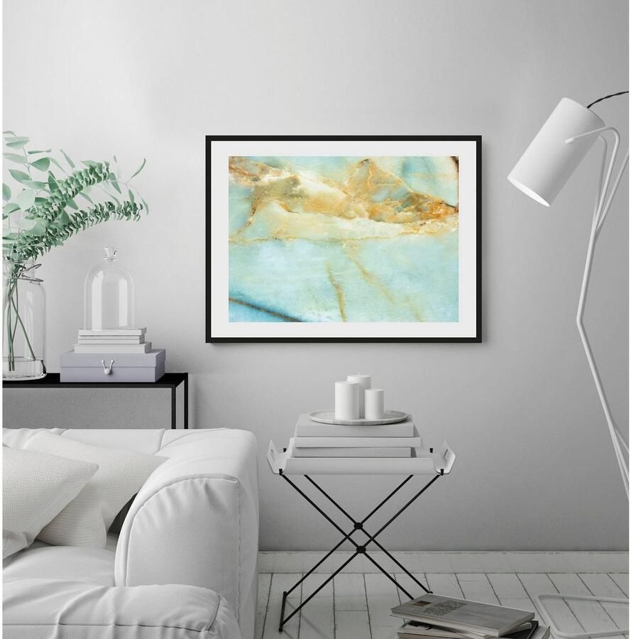 Queence Wanddecoratie Pascal HD premium posterdruk incl. houten lijst (1 stuk) - Foto 2