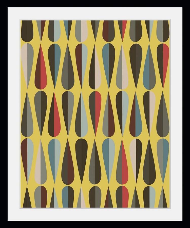 Queence Wanddecoratie Rudy HD premium posterdruk incl. houten lijst (1 stuk) - Foto 2