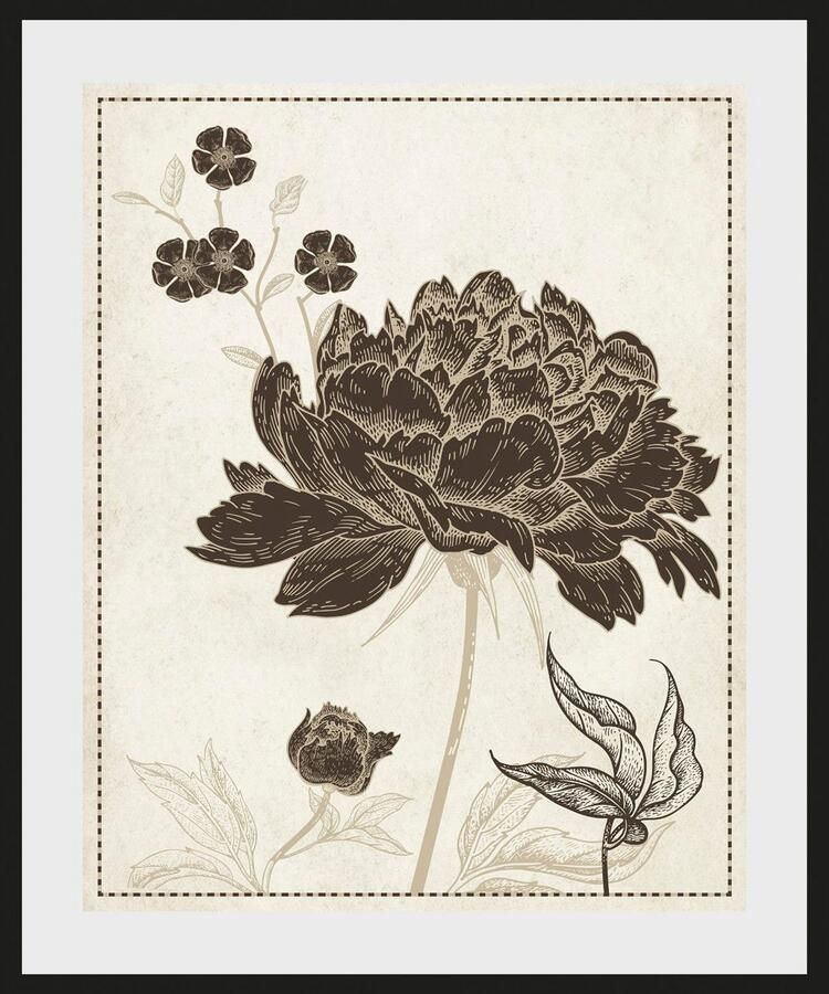 Queence Wanddecoratie Russel HD premium posterdruk incl. houten lijst (1 stuk) - Foto 2