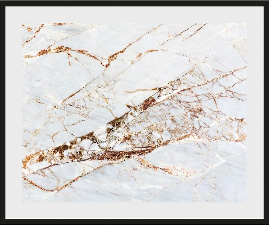 Queence Wanddecoratie VERA HD premium posterdruk incl. houten lijst (1 stuk) - Foto 2