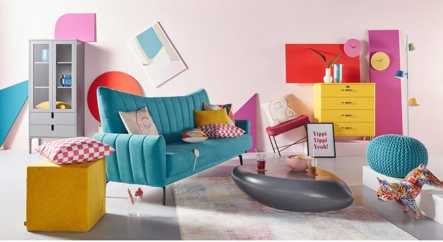 Queence Wanddecoratie Yippi Yppi Yeah HD premium posterdruk incl. houten lijst - Foto 8