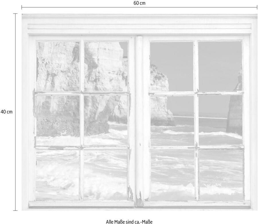 Queence Wandfolie Kust Muursticker muurdecoratie zelfklevend kust