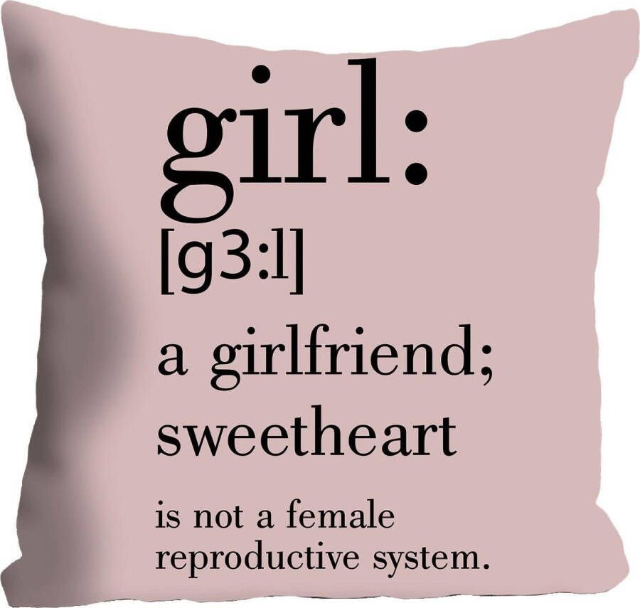 Queence Sierkussen Girl Kussenovertrek zonder vulling(1 stuk) - Foto 5