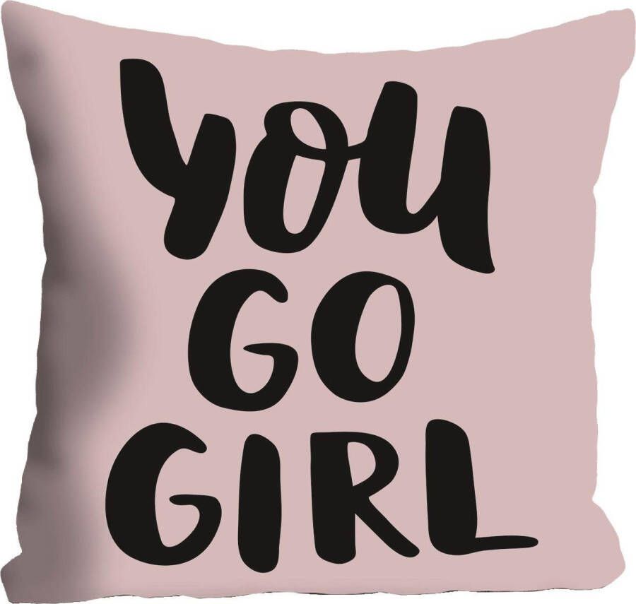 Queence Sierkussen Go girl Kussenovertrek zonder vulling(1 stuk) - Foto 5