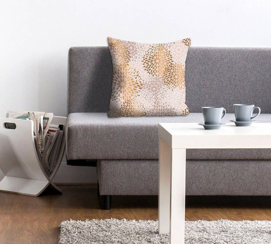 Queence Sierkussen Justin Kussenhoes mandala patroon abstract geometrisch symmetrisch (1 stuk) - Foto 4