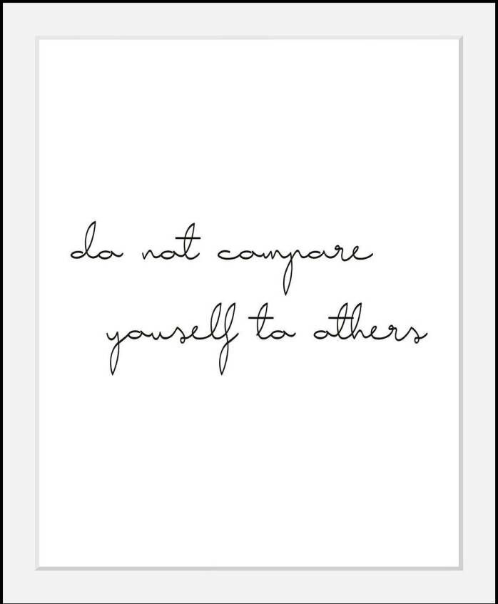 Queence Wanddecoratie Zelfliefde HD premium posterdruk incl. houten lijst - Foto 7