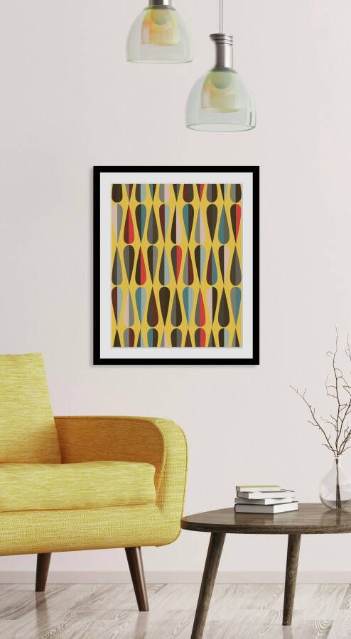 Queence Wanddecoratie Rudy HD premium posterdruk incl. houten lijst (1 stuk) - Foto 6