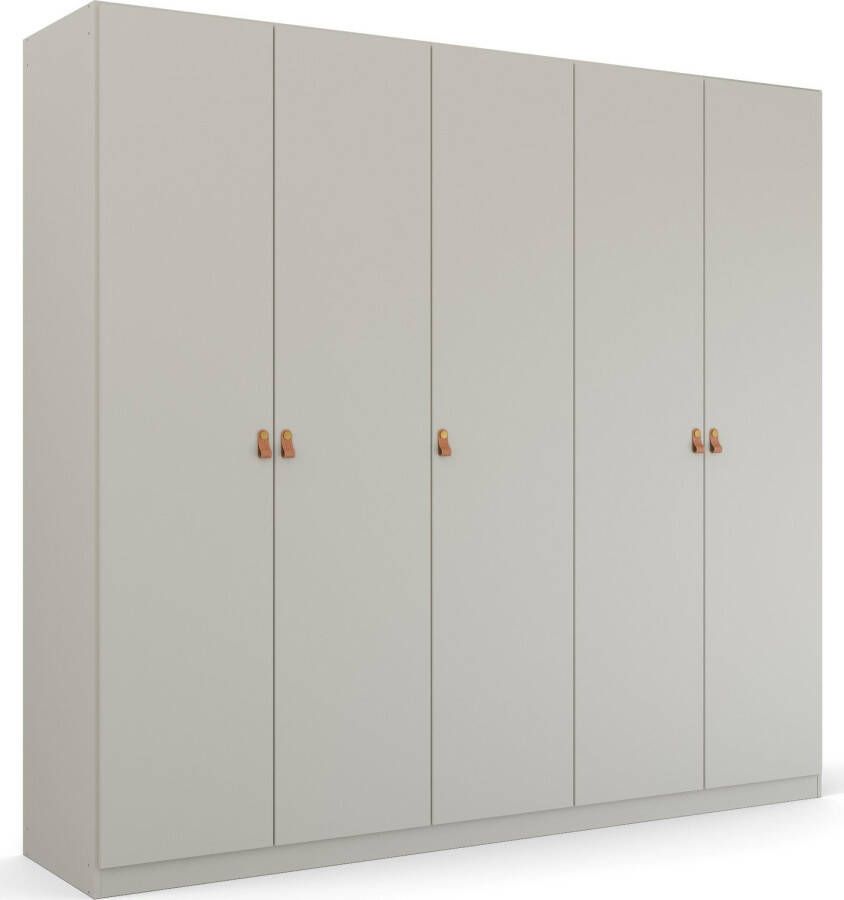 Rauch Draaideurkast Homey by Quadra Spin met greeplussen van zacht cognacbruin leer - Foto 14