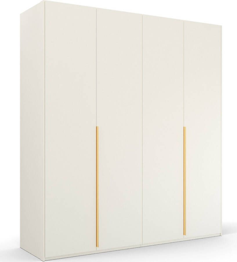 Rauch Draaideurkast Skat Glamour goudkleurige stanggreep en omvangrijke indeling