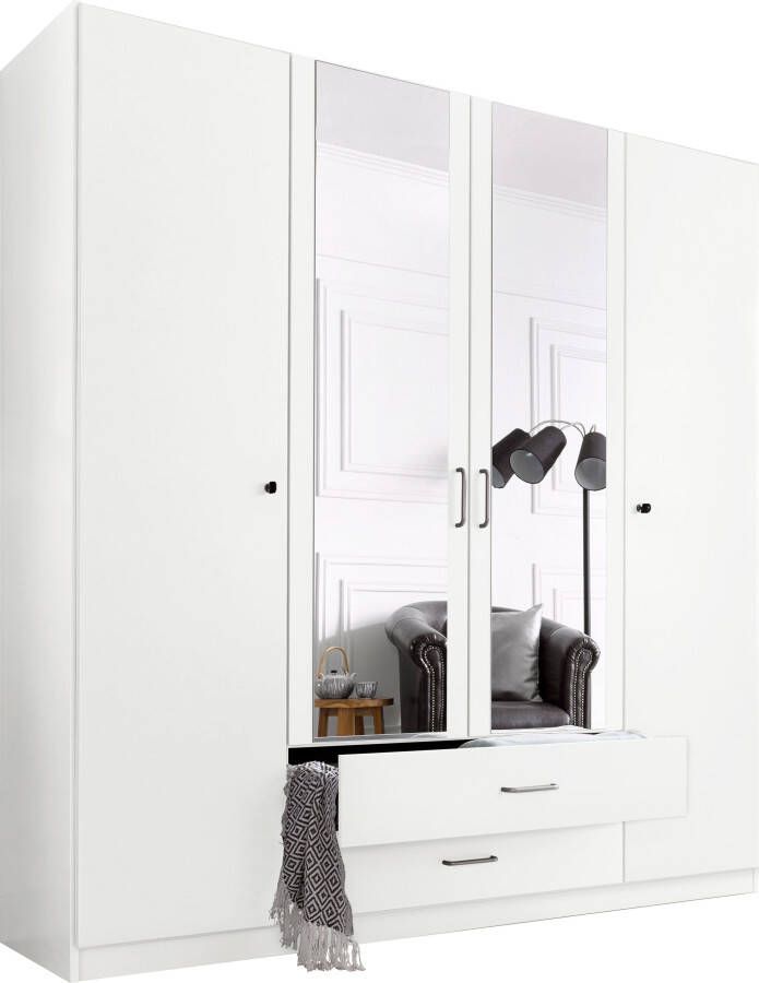 Rauch Kledingkast Kast Garderobe Garderobekast Schoonmaakkast Linnenkast BERGHEIM 2 buitenkades deur en afsluitbaar met 2 sleutels made in germany - Foto 10